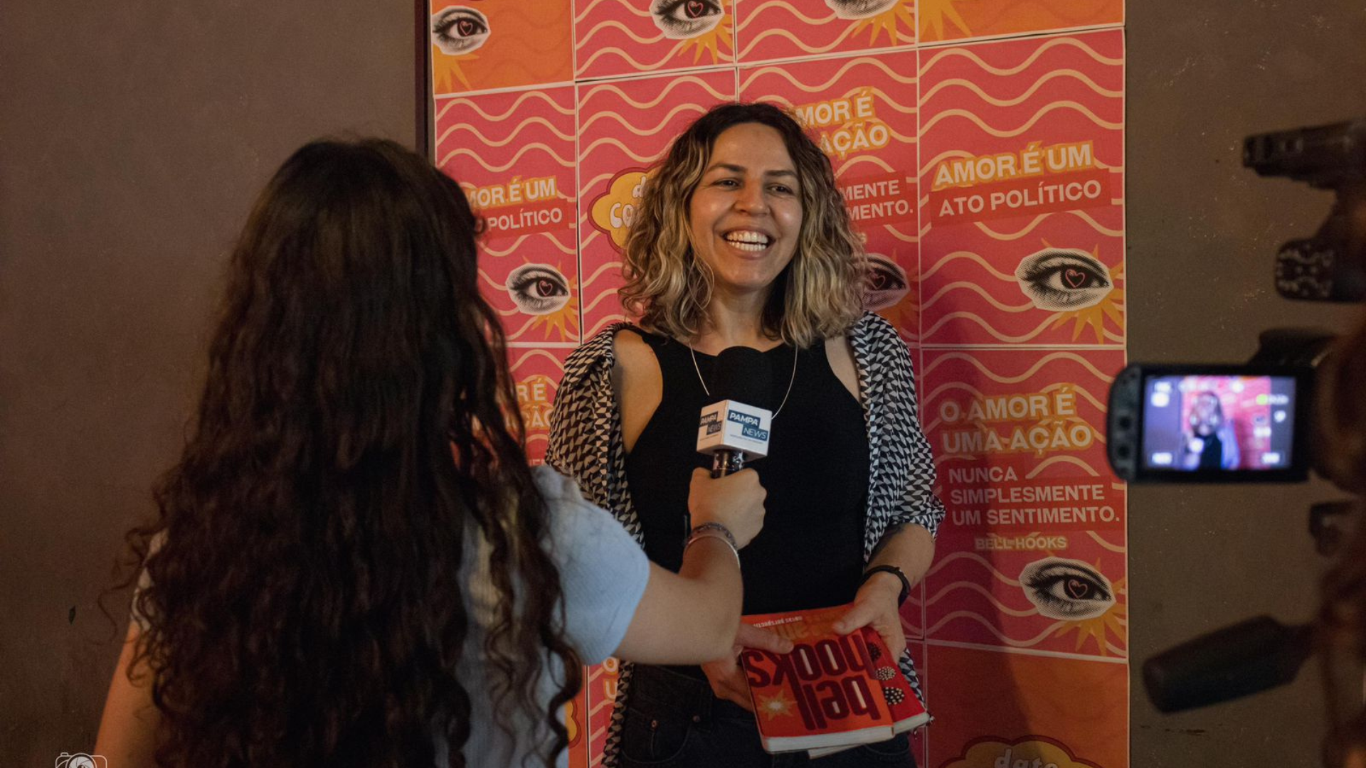 Registro de entrevista durante a&ccedil;&atilde;o realizada pelo Comit&ecirc; de G&ecirc;nero e Sexualidade